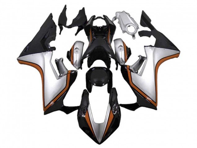 2017-2023 Silver Orange Glossy Black Honda CBR1000RR Motorcycle Fairings