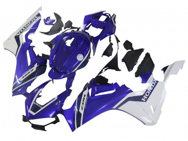 2017-2023 White Blue Honda CBR1000RR Motorcycle Fairings
