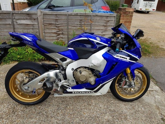 2017-2023 White Blue Honda CBR1000RR Motorcycle Fairings
