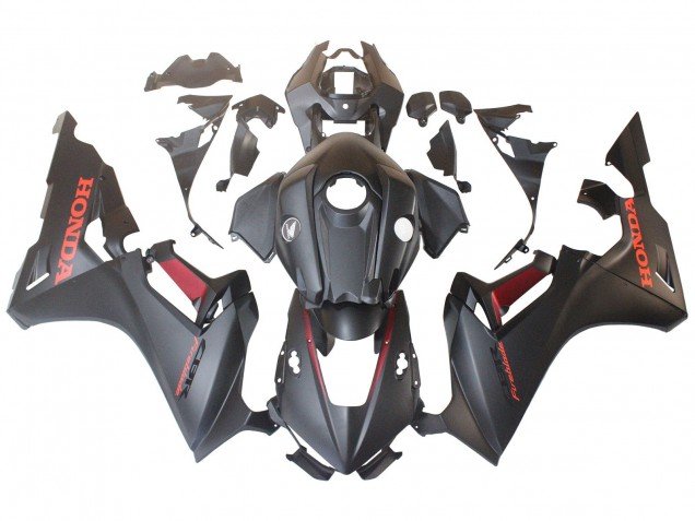 2017-2023 Matte Grey Red Honda CBR1000RR Motorcycle Fairings