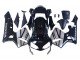 2003-2004 Silver Glossy Black Honda CBR600RR Motorcycle Fairings