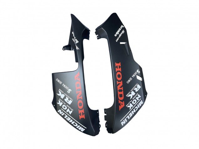 2003-2004 Matte Black Orange Repsol Rossi 46 Honda CBR600RR Motorcycle Fairings
