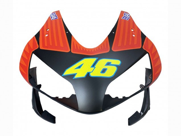 2003-2004 Matte Black Orange Repsol Rossi 46 Honda CBR600RR Motorcycle Fairings