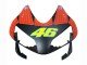 2003-2004 Matte Black Orange Repsol Rossi 46 Honda CBR600RR Motorcycle Fairings