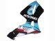 2003-2004 Light Blue Red Glossy Black Dunlop Honda CBR600RR Motorcycle Fairings