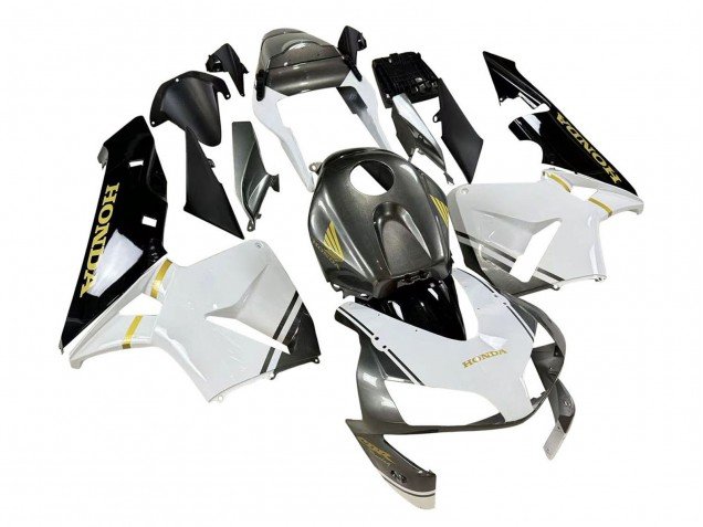 2003-2004 White Yellow Grey Black Honda CBR600RR Motorcycle Fairings