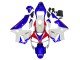 2003-2004 White Blue Red HRC Honda CBR600RR Motorcycle Fairings