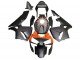 2003-2004 Matte Black Orange Honda CBR600RR Motorcycle Fairings