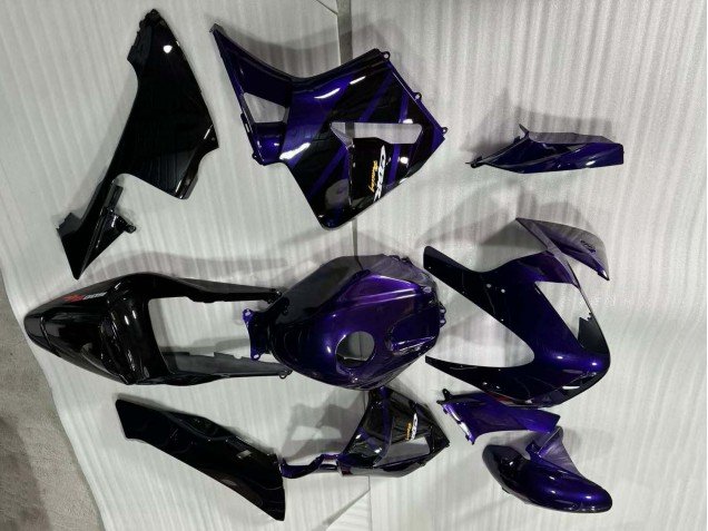 2003-2004 Dark Blue Glossy Black Honda CBR600RR Motorcycle Fairings