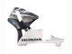 2003-2004 White Matte Black Racing Honda CBR600RR Motorcycle Fairings