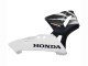 2003-2004 White Matte Black Racing Honda CBR600RR Motorcycle Fairings