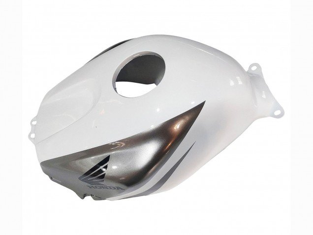 2003-2004 White Matte Black Racing Honda CBR600RR Motorcycle Fairings