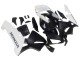 2003-2004 White Matte Black Honda CBR600RR Motorcycle Fairings