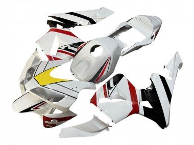 2003-2004 White Red Yellow Black Honda CBR600RR Motorcycle Fairings