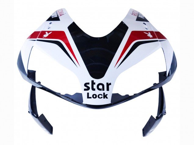 2003-2004 White Red Glossy Black DENSO Rimont Honda CBR600RR Motorcycle Fairings