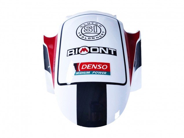 2003-2004 White Red Glossy Black DENSO Rimont Honda CBR600RR Motorcycle Fairings