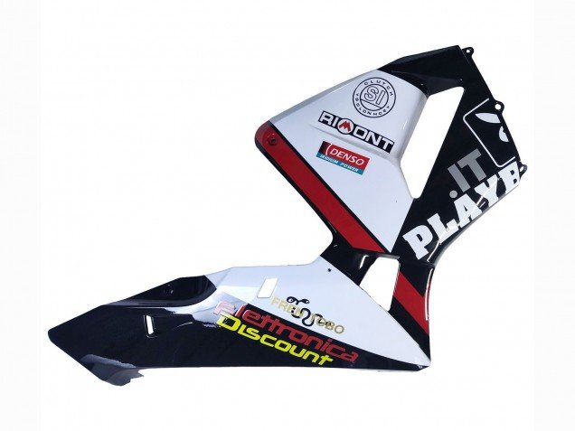 2003-2004 White Red Glossy Black DENSO Rimont Honda CBR600RR Motorcycle Fairings