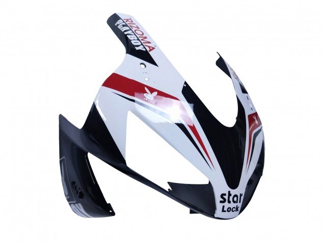 2003-2004 White Red Glossy Black DENSO Rimont Honda CBR600RR Motorcycle Fairings