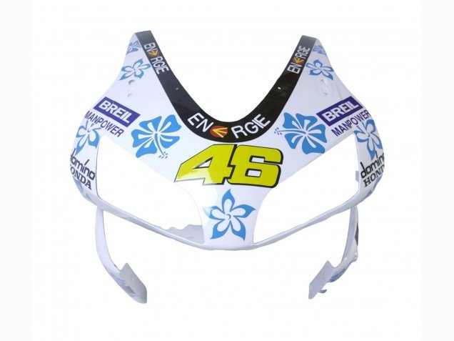 2003-2004 White Blue Red Nastro Azzurro 46 Honda CBR600RR Motorcycle Fairings