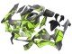 2003-2004 Yellow Matte Black Honda CBR600RR Motorcycle Fairings