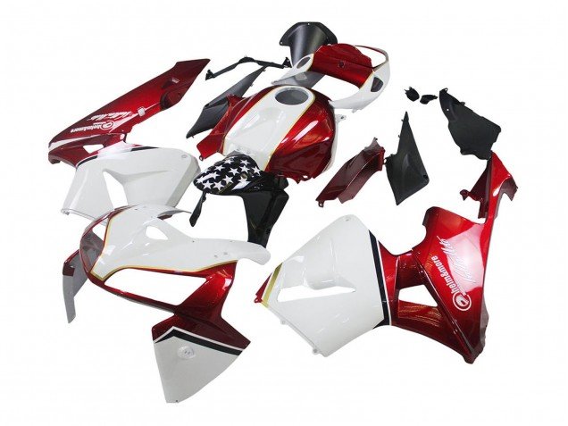 2005-2006 Red White Black Honda CBR600RR Motorcycle Fairing Kits