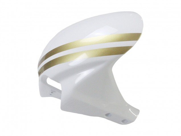 2005-2006 White Gold Honda CBR600RR Motorcycle Fairings