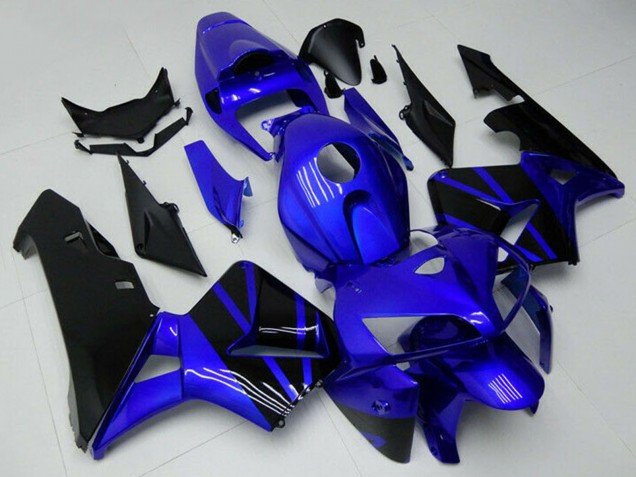 2005-2006 Blue Black Honda CBR600RR Motorcycle Fairing