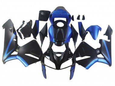 2005-2006 Black Blue Honda CBR600RR Motorcycle Fairings