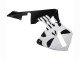 2005-2006 Black White Honda CBR600RR Motorcycle Fairing