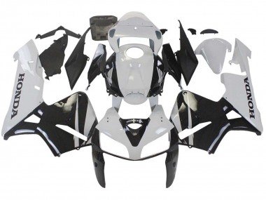 2005-2006 Black White Honda CBR600RR Motorcycle Fairings