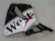 2005-2006 Glossy Black White West Honda CBR600RR Motorcycle Fairings