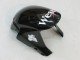 2005-2006 Glossy Black White West Honda CBR600RR Motorcycle Fairings