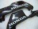 2005-2006 Glossy Black Grey Flame Honda CBR600RR Motorcycle Fairings