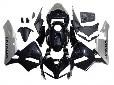 2005-2006 Black Silver Honda CBR600RR Motorcycle Fairing