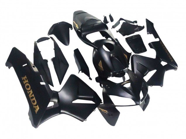 2005-2006 Matte Black Honda CBR600RR Motorcycle Fairings
