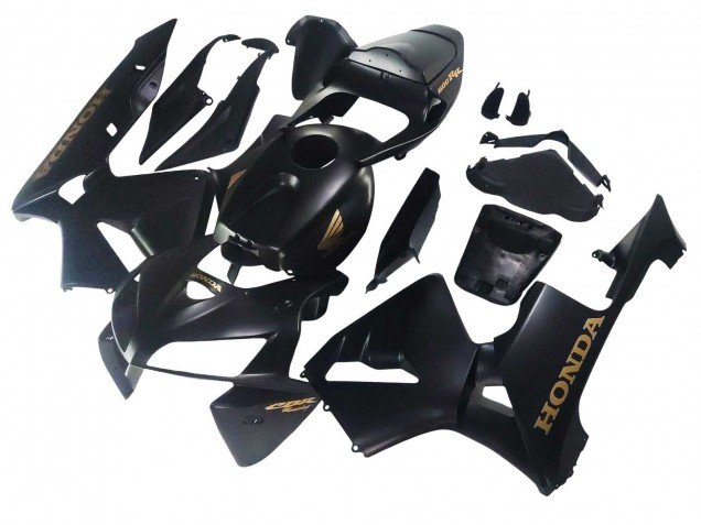 2005-2006 Matte Black Honda CBR600RR Motorcycle Fairings