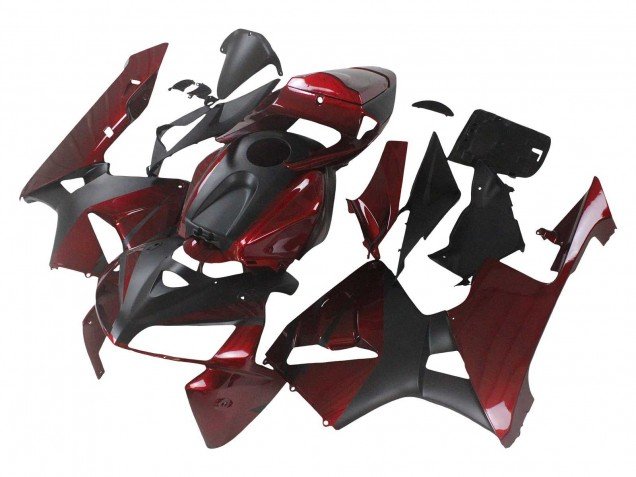 2005-2006 Red Black Honda CBR600RR Motorcycle Fairings