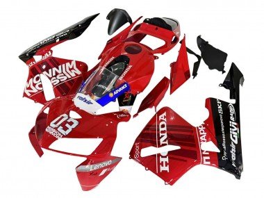 2005-2006 Red Black Valsir 03 Honda CBR600RR Motorcycle Fairings