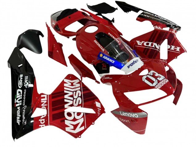 2005-2006 Red Black Valsir 03 Honda CBR600RR Motorcycle Fairings