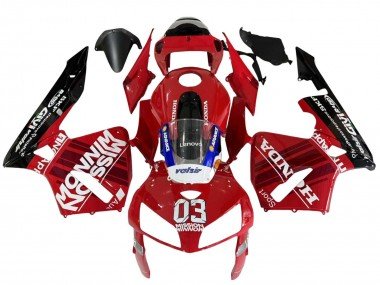 2005-2006 Red Black Valsir 03 Honda CBR600RR Motorcycle Fairings