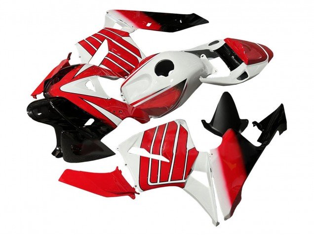 2005-2006 Red White Black Honda CBR600RR Motorcycle Fairing