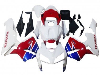 2005-2006 White Blue Red Honda CBR600RR Motorcycle Fairings