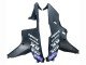 2007-2008 Matte Black White Repsol Honda CBR600RR Motorcycle Fairing