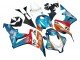 2007-2008 Orange White Red Blue Repsol Honda CBR600RR Motorcycle Fairings