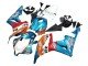 2007-2008 Orange White Red Blue Repsol Honda CBR600RR Motorcycle Fairings