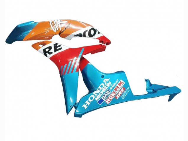 2007-2008 Orange White Red Blue Repsol Honda CBR600RR Motorcycle Fairings