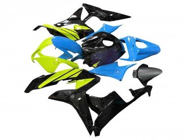 2007-2008 Blue Yellow Glossy Black Honda CBR600RR Motorcycle Fairings