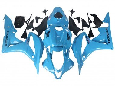 2007-2008 Light Blue Racing Honda CBR600RR Motorcycle Fairings