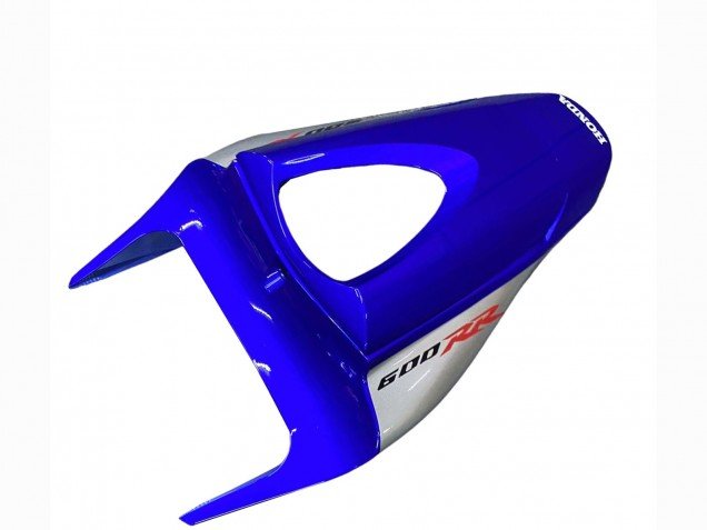 2007-2008 Silver Blue Glossy Black Racing Honda CBR600RR Motorcycle Fairings