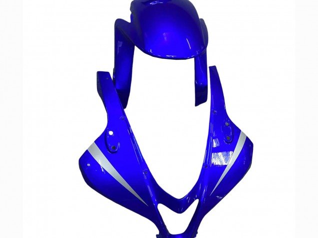 2007-2008 Silver Blue Glossy Black Racing Honda CBR600RR Motorcycle Fairings